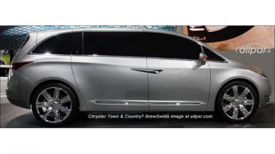 Chrysler town and country minivan 2015