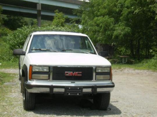 1993 White gmc surburban #5