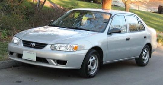 2001 toyota corolla stats #7