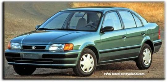 1996 toyota tercel wheel size #3