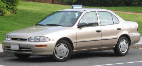 1997 Geo Prizm Vins Configurations Msrp Specs Autodetective