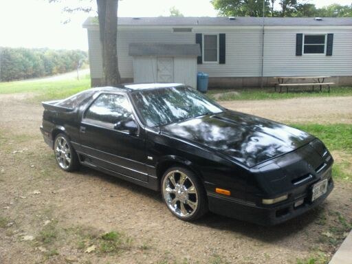 1990 dodge daytona black