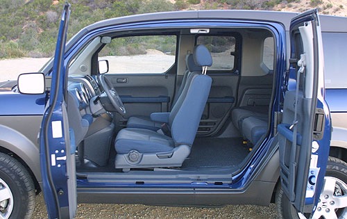 Honda element interior